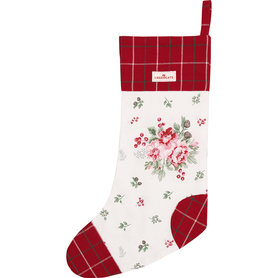 GreenGate Kerst Sok / Christmas Stocking Charline White H: 60cm GreenGate Kerst Sok / Christmas Stocking Charline White H: 60cm