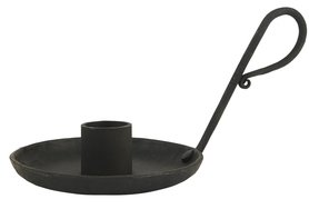 Kerzenhalter f/Dinnerkerze länglicher Griff Metall  | IBLaursen  Kerzenhalter f/Dinnerkerze länglicher Griff Metall  | IBLaursen