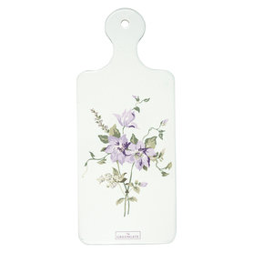 GreenGate Jacobe white serveerplank / Coaster Board 12x29cm