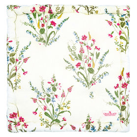 GreenGate Zit Kussen / Box Cushion Elwin white 50x50cm