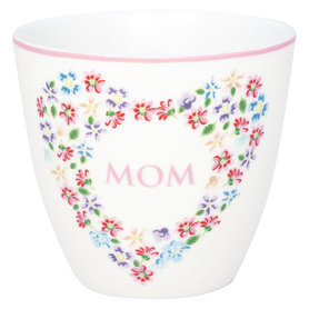 GreenGate Latte Mok Columbine Mom white  GreenGate Latte Mok Columbine Mom white