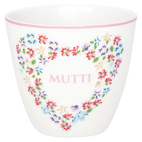 GreenGate Latte Mok Columbine Mutti white  GreenGate Latte Mok Columbine Mutti white