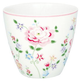 GreenGate Latte Mok Columbine white  GreenGate Latte Mok Columbine white