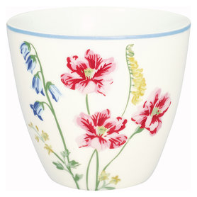 GreenGate Latte Mok Elwin white  GreenGate Latte Mok Elwin white