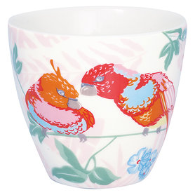 GreenGate Latte Mok Fallulah white  GreenGate Latte Mok Fallulah white