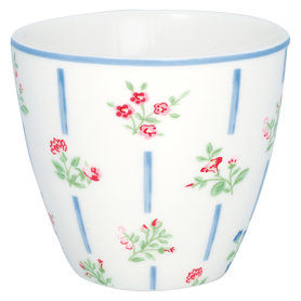 GreenGate Latte Mok Hannah white  GreenGate Latte Mok Hannah white