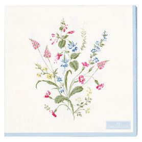 GreenGate Papieren Servet Elwin white groot 20 stuks