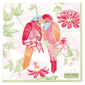 GreenGate Papieren Servet Fallulah white groot 20 stuks