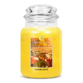 Bonfire Leaves Goose Creek Candle 24oz Large Jar