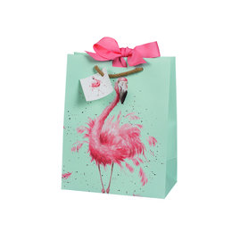 Wrendale Designs Cadeautasje Flamingo-medium Wrendale Designs Cadeautasje Flamingo-medium