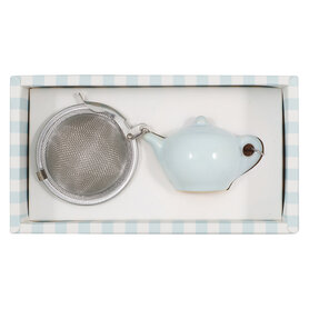 GreenGate thee-ei theepot pale blue