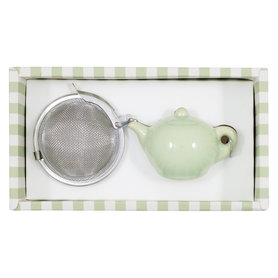 GreenGate thee-ei theepot pale green