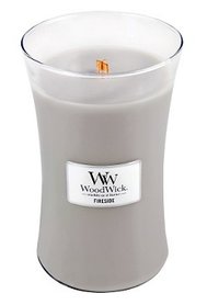WoodWick® Fireside Geurkaars Large 