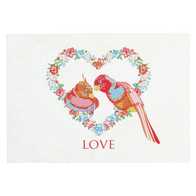 GreenGate Kaart met envelop Xenia Love white