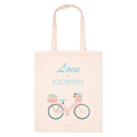 GreenGate katoenen tas Alvilda pale pink GreenGate katoenen tas Alvilda pale pink