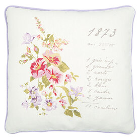 GreenGate Kussenhoes Jacobe white met print 40 x 40 cm GreenGate Kussenhoes Jacobe white met print 40 x 40 cm