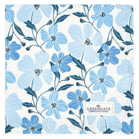 GreenGate Katoenen servet Laerke white