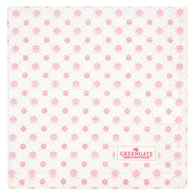 GreenGate Katoenen servet Laurie pale pink
