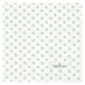 GreenGate Katoenen servet Laurie pale green