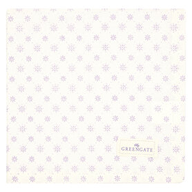 GreenGate Katoenen servet Laurie lavender