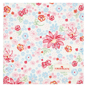 GreenGate Katoenen servet Xenia white