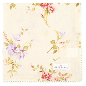 GreenGate Katoenen servet met kant rand Jacobe vintage GreenGate Katoenen servet met kant rand Jacobe vintage