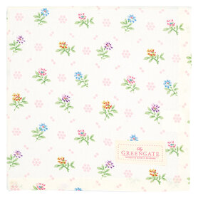 GreenGate Tafelkleed Cilja white 100 x 100 cm GreenGate Tafelkleed Cilja white 100 x 100 cm