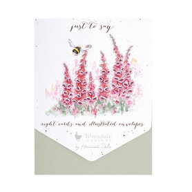 Wrendale Designs Bedank kaart Hommel "Just to Say Thank You" set Wrendale Designs Bedank kaart Hommel "Just to Say Thank You" set