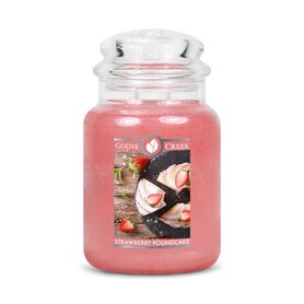 Strawberry Poundcake Goose Creek Candle 24oz Large Jar Strawberry Poundcake Goose Creek Candle 24oz Large Jar