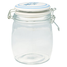 GreenGate Voorraadpot Laerke white 0,75L GreenGate Voorraadpot Laerke white 0,75L