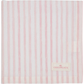 GreenGate Katoenen servet met kant rand Sally pale pink GreenGate Katoenen servet met kant rand Sally pale pink