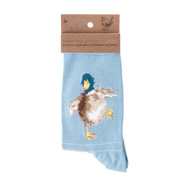 Wrendale Designs Dames Sokken Eend "A Waddle and a Quack"