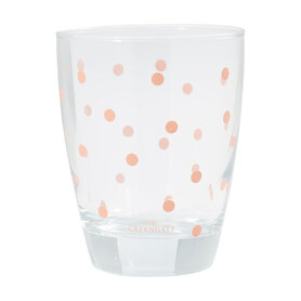 GreenGate Water glas Spot pale pink GreenGate Water glas Spot pale pink