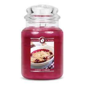 Goose Creek Candle Cherry Cobbler 24oz Large Jar  Goose Creek Candle Cherry Cobbler 24oz Large Jar