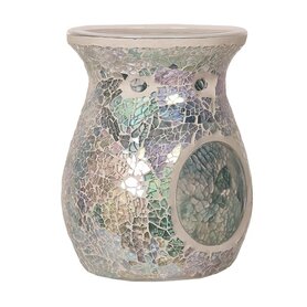 Wax en oliebrander Mozaiek Crackle Blue