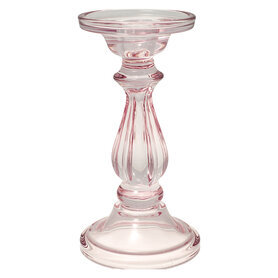 GreenGate Kandelaar / Candleholder licht roze curved large