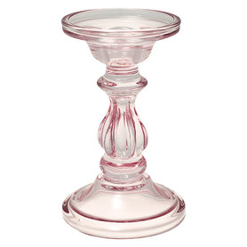 GreenGate Kandelaar / Candleholder licht roze curved medium