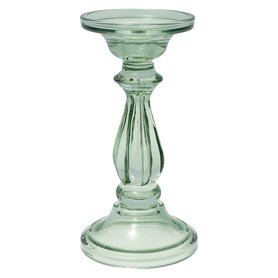 GreenGate Kandelaar / Candleholder groen curved medium
