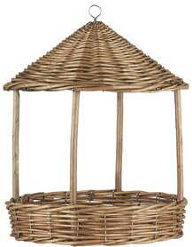 Vogelvoederhuisje hangend rond wilgenteen | IBLaursen Vogelvoederhuisje hangend rond wilgenteen | IBLaursen