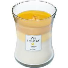 WoodWick® Fruits of Summer Trilogy Medium Candle WoodWick® Fruits of Summer Trilogy Medium Candle