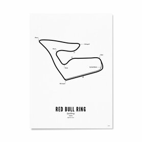 Poster F1 Red Bull Ring - white edition | Wijck Poster F1 Red Bull Ring - white edition | Wijck