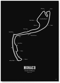 Poster F1 Monaco- black edition | Wijck Poster F1 Monaco- black edition | Wijck