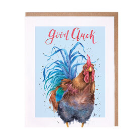 Wrendale Designs Wenskaart "Good Cluck"