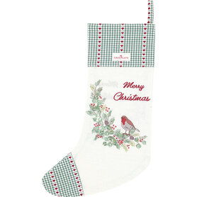 GreenGate decoratie kerstsok Leonora merry christmas GreenGate decoratie kerstsok Leonora merry christmas