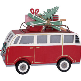 GreenGate Decoratie Bus Leonora red GreenGate Decoratie Bus Leonora red