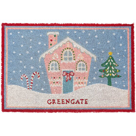 GreenGate Deurmat Laura homes dusty blue GreenGate Deurmat Laura homes dusty blue