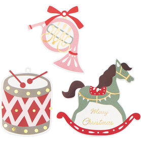 GreenGate Cadeau label Leonora merry christmas 6 stuks ass. GreenGate Cadeau label Leonora merry christmas 6 stuks ass.