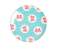 Ginger Lifestyle Melamine Gebaks bord  Happy Butterflies Blue