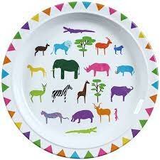 Ginger Lifestyle Melamine Kinder Bord Wild Afrika