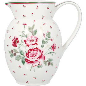 GreenGate Melkkan Leonora white 1,5L GreenGate Melkkan Leonora white 1,5L